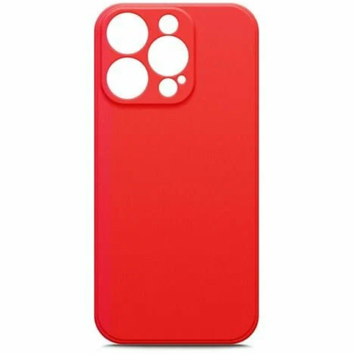 Накладка силиконовая BoraSCO Microfiber Case iphone 14 Pro Red фото 
