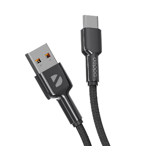 Кабель Deppa Elite USB A - Type-C 1m Black фото 