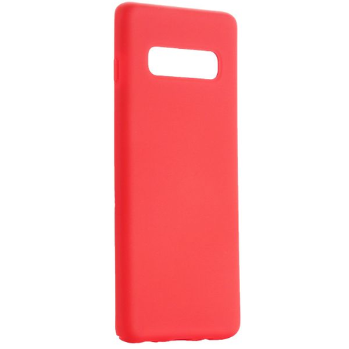 Накладка силиконовая BoraSCO Hard Case Samsung Galaxy S10 Red фото 
