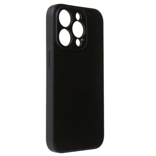 Накладка силиконовая BoraSCO Microfiber Case iphone 14 Pro Black фото 
