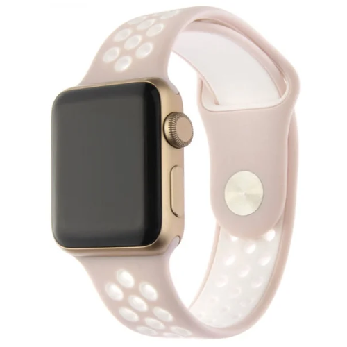 Ремешок InterStep Action для Apple Watch 38&40 mm Rose Gold/White фото 