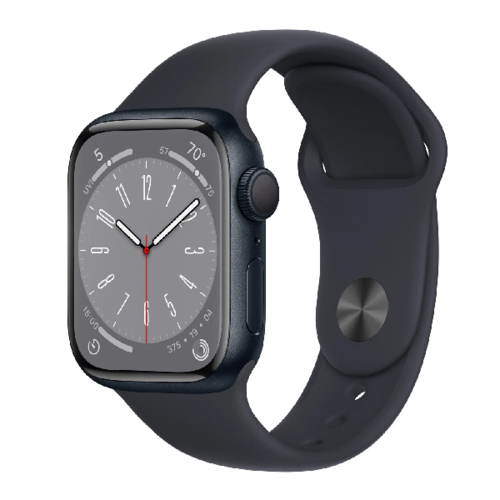 Умные часы Apple Watch Series 8 45mm А2771 Aluminum Case with Sport Band Midnight (M/L) фото 