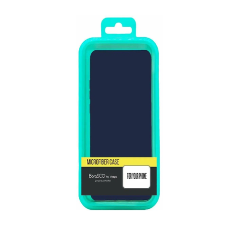 Накладка силиконовая BoraSCO Microfiber Case Samsung Galaxy A34 Blue фото 